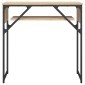 vidaXL Τραπέζι Κονσόλα με Ράφι Sonoma Δρυς 75x30x75 εκ. Επεξεργ. Ξύλο