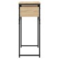 vidaXL Τραπέζι Κονσόλα με Ράφι Sonoma Δρυς 75x30x75 εκ. Επεξεργ. Ξύλο