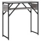 vidaXL Τραπέζι Κονσόλα με Ράφι Γκρι Sonoma 75x30x75 εκ. Επεξεργ. Ξύλο
