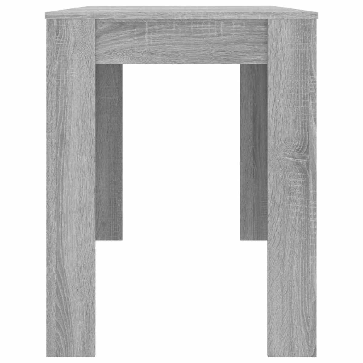vidaXL Τραπεζαρία Γκρι Sonoma 120 x 60 x 76 εκ. από Επεξεργασμένο Ξύλο