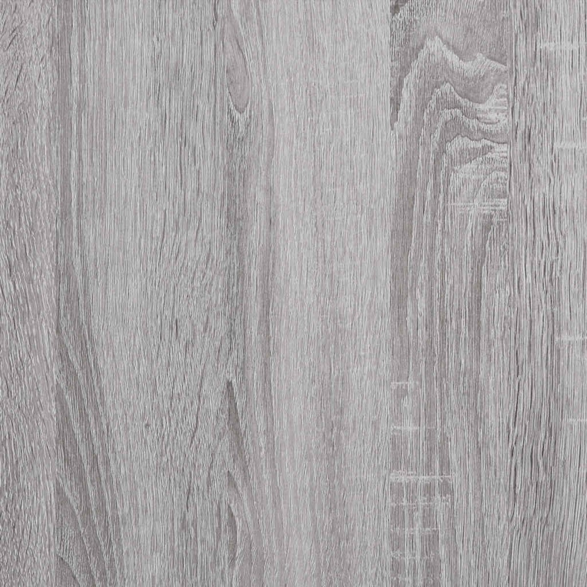 vidaXL Τραπεζαρία Γκρι Sonoma 120 x 60 x 76 εκ. από Επεξεργασμένο Ξύλο