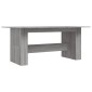 vidaXL Τραπεζαρία Γκρι Sonoma 180 x 90 x 76 εκ. από Επεξεργασμένο Ξύλο