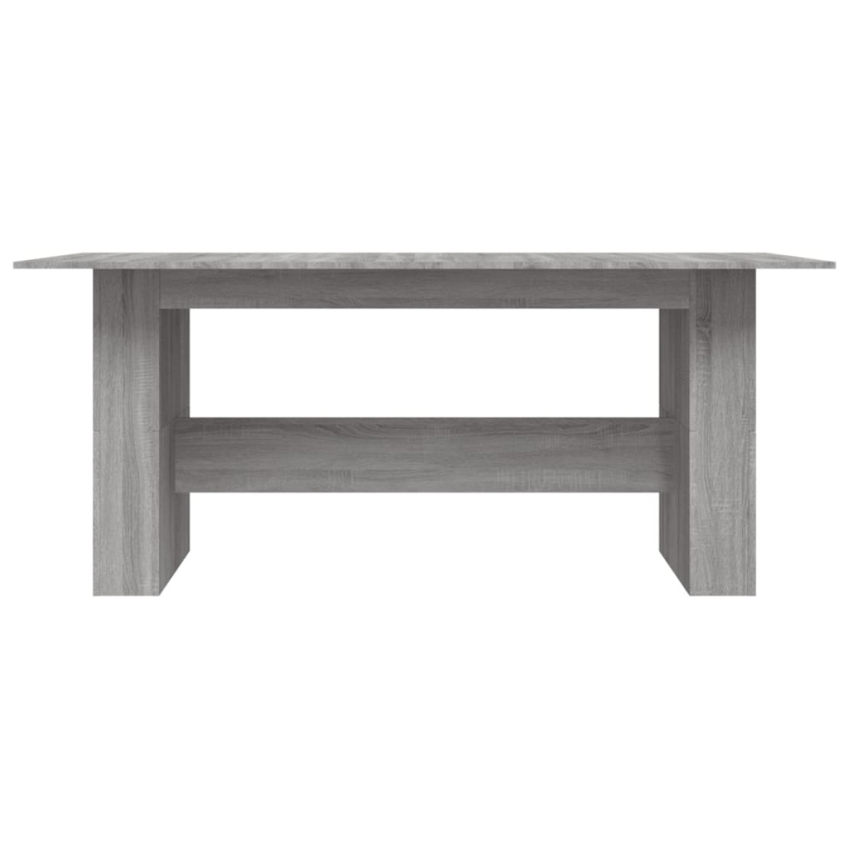 vidaXL Τραπεζαρία Γκρι Sonoma 180 x 90 x 76 εκ. από Επεξεργασμένο Ξύλο