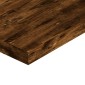 vidaXL Ράφια Τοίχου 4 τεμ. Καπνιστή Δρυς 40x10x1,5 εκ. Επεξεργ. Ξύλο