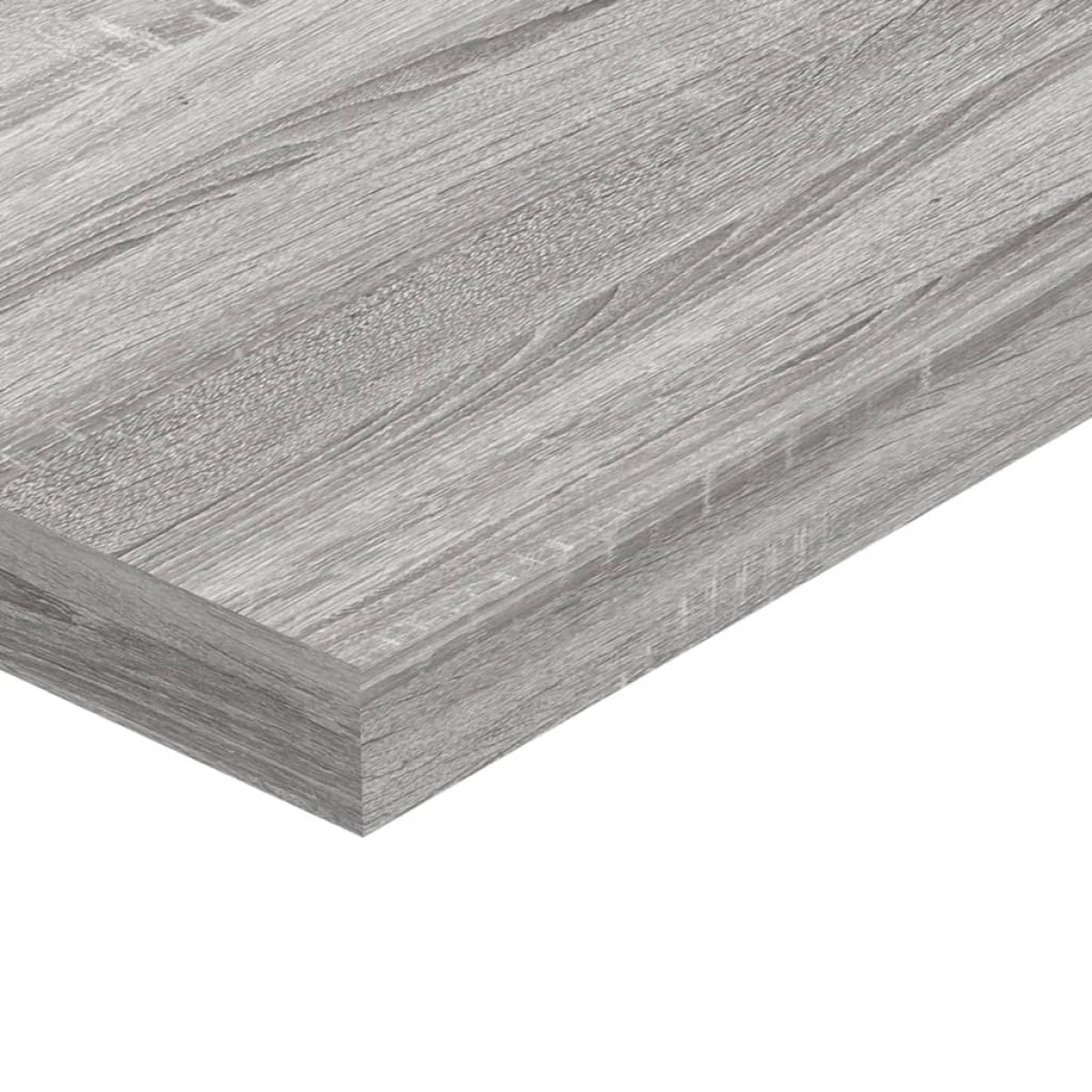 vidaXL Ράφια Τοίχου 4 τεμ. Γκρι Sonoma 40x10x1,5 εκ. Επεξεργ. Ξύλο