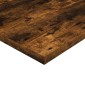 vidaXL Ράφια Τοίχου 4 τεμ. Καπνιστή Δρυς 40x30x1,5 εκ. Επεξεργ. Ξύλο