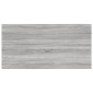 vidaXL Ράφια Τοίχου 4 τεμ. Γκρι Sonoma 60x30x1,5 εκ. Επεξεργ. Ξύλο