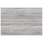 vidaXL Ράφια Τοίχου 4 τεμ. Γκρι Sonoma 60x40x1,5 εκ. Επεξεργ. Ξύλο