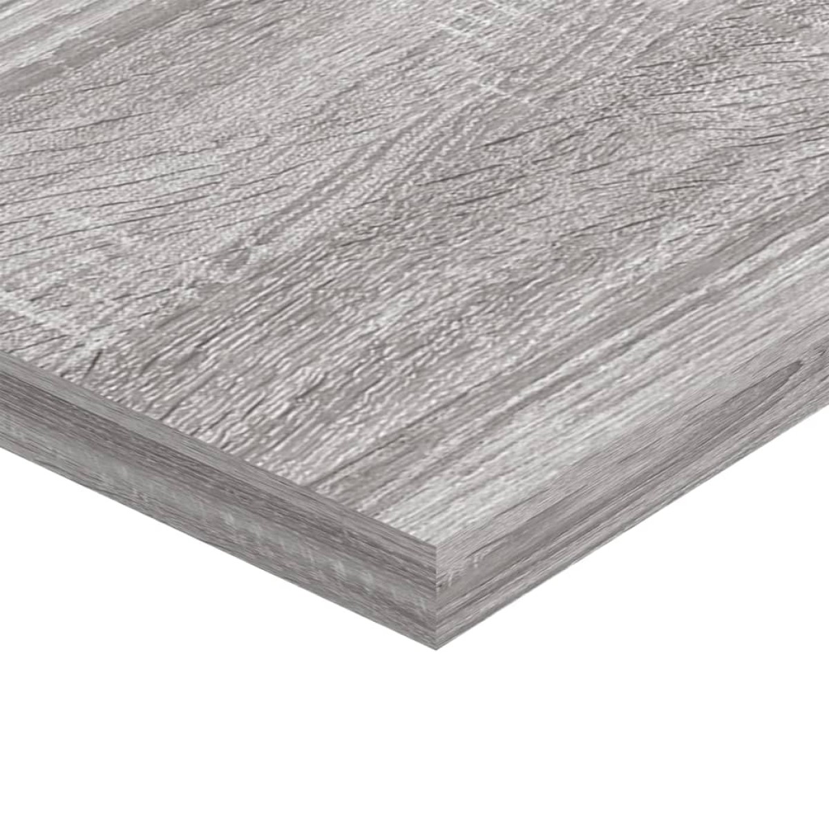 vidaXL Ράφια Τοίχου 4 τεμ. Γκρι Sonoma 80x20x1,5 εκ. Επεξεργ. Ξύλο