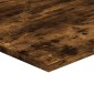 vidaXL Ράφια Τοίχου 4 τεμ. Καπνιστή Δρυς 80x40x1,5 εκ. Επεξεργ. Ξύλο