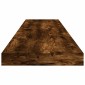 vidaXL Ράφια Τοίχου 4 τεμ. Καπνιστή Δρυς 100x10x1,5 εκ. Επεξεργ. Ξύλο