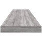 vidaXL Ράφια Τοίχου 4 τεμ. Γκρι Sonoma 100x10x1,5 εκ. Επεξεργ. Ξύλο
