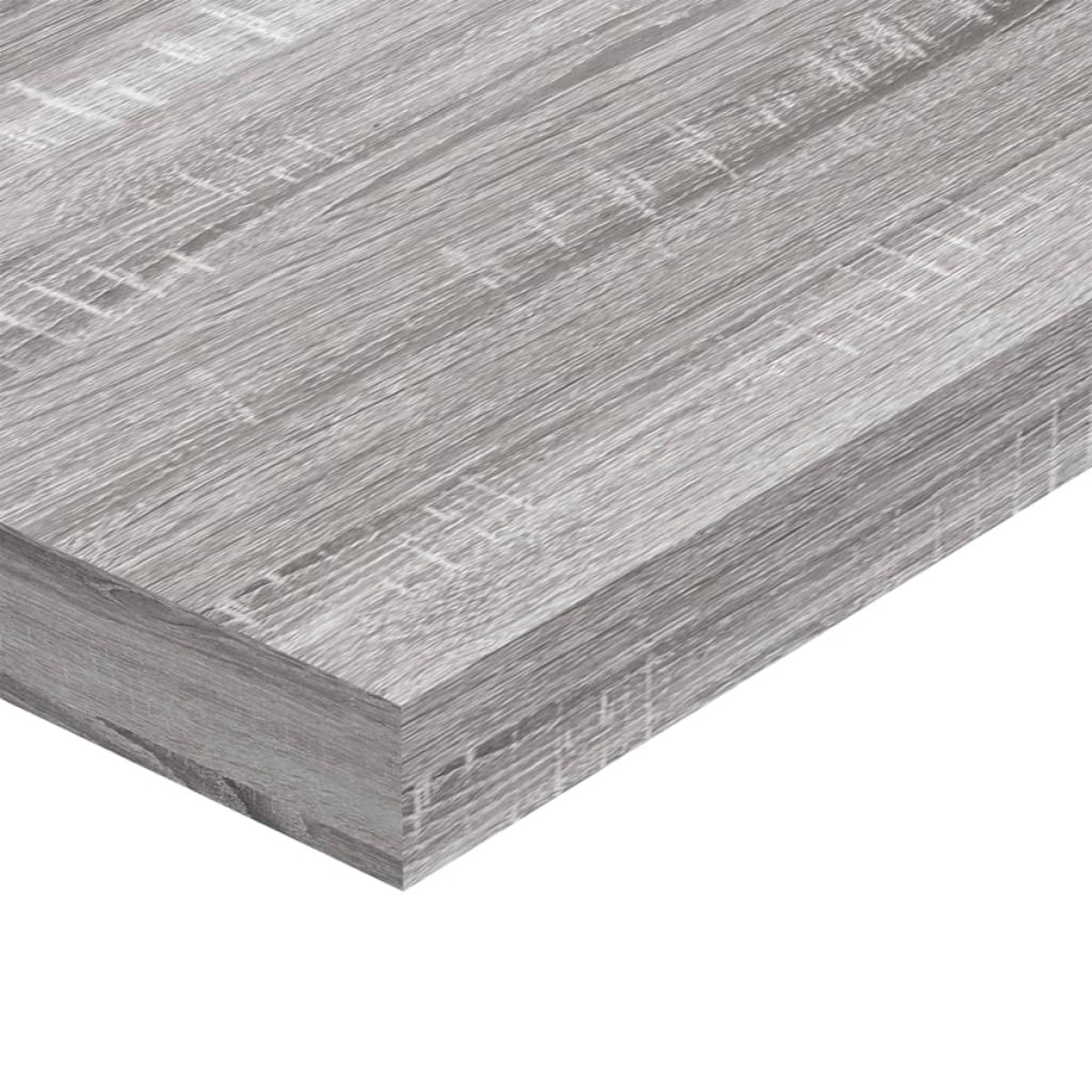 vidaXL Ράφια Τοίχου 4 τεμ. Γκρι Sonoma 100x10x1,5 εκ. Επεξεργ. Ξύλο