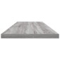 vidaXL Ράφια Τοίχου 4 τεμ. Γκρι Sonoma 100x20x1,5 εκ. Επεξεργ. Ξύλο