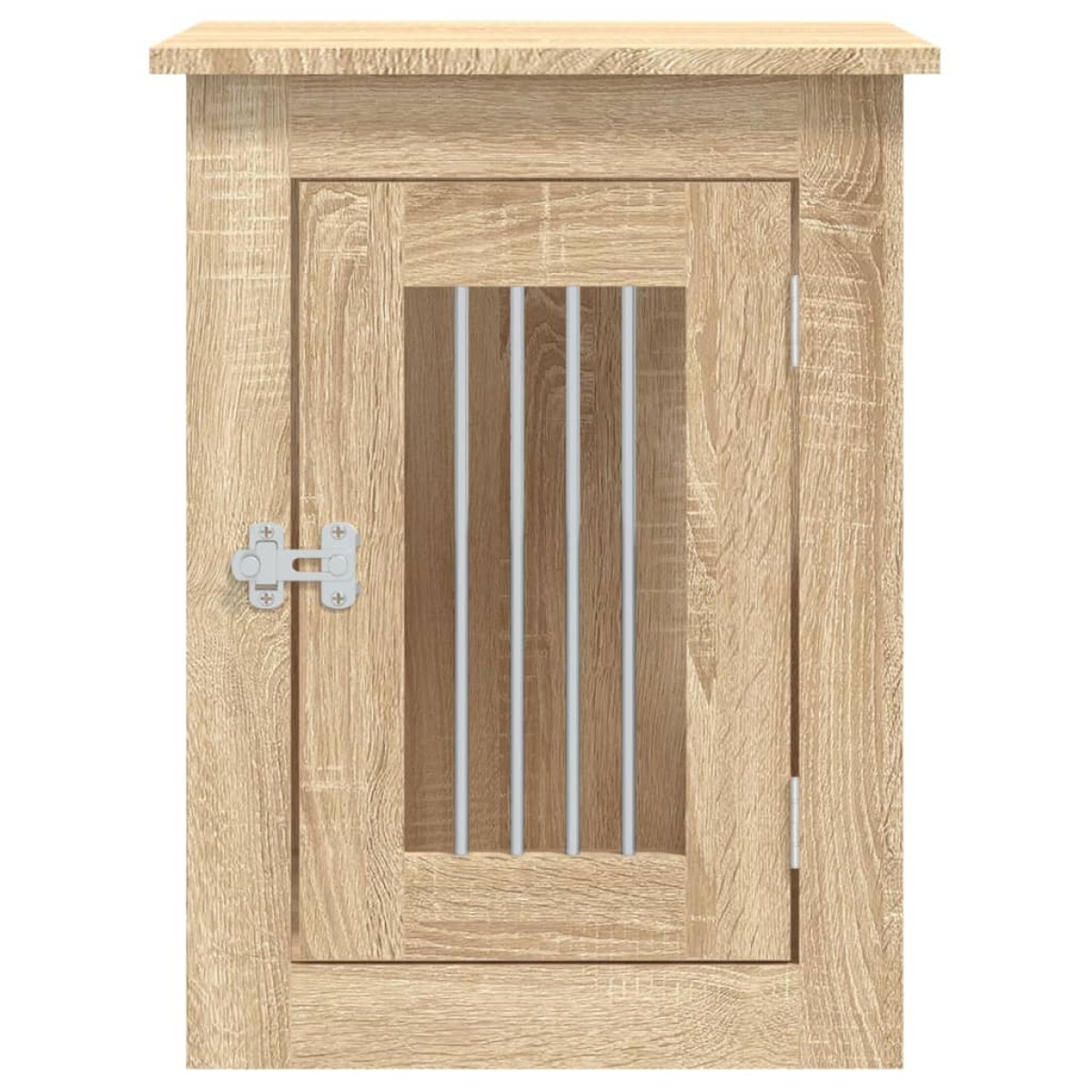 vidaXL Κλουβί Σκύλου Sonoma Δρυς 45 x 62 x 59 εκ. Επεξεργ. Ξύλο