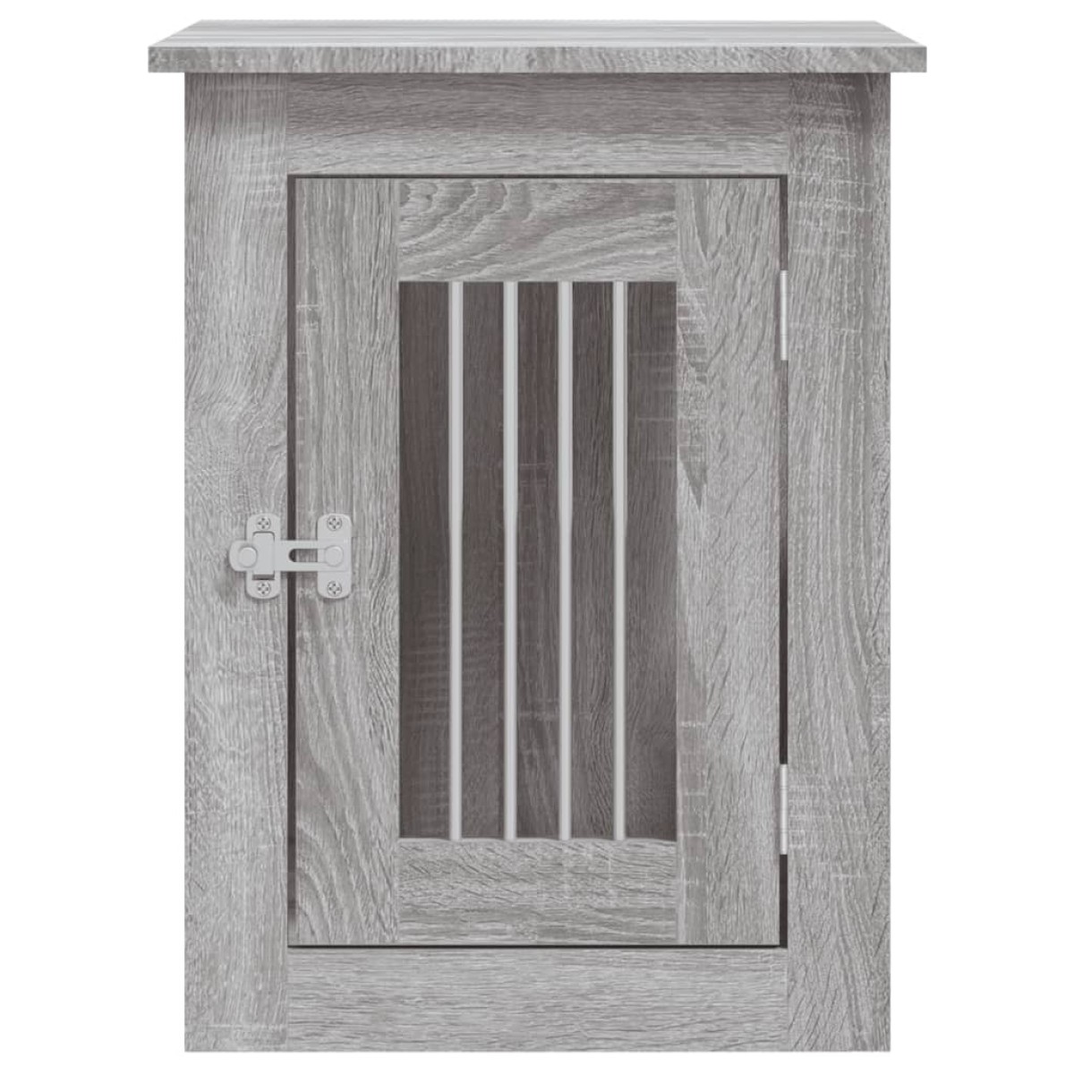 vidaXL Κλουβί Σκύλου Γκρι Sonoma 45x62x59 εκ. από Επεξεργ. Ξύλο