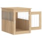 vidaXL Κλουβί Σκύλου Sonoma Δρυς 55 x 75 x 65 εκ. από Επεξεργ. Ξύλο