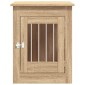 vidaXL Κλουβί Σκύλου Sonoma Δρυς 55 x 80 x 68 εκ. από Επεξεργ. Ξύλο
