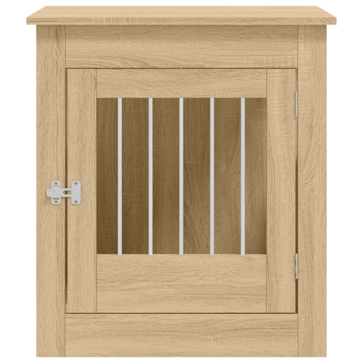 vidaXL Κλουβί Σκύλου Sonoma Δρυς 64,5 x 80 x 71 εκ. από Επεξεργ. Ξύλο