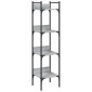 vidaXL Βιβλιοθήκη 4 Επιπέδων Γκρι Sonoma 35x30x138,5 εκ. Επεξεργ. Ξύλο