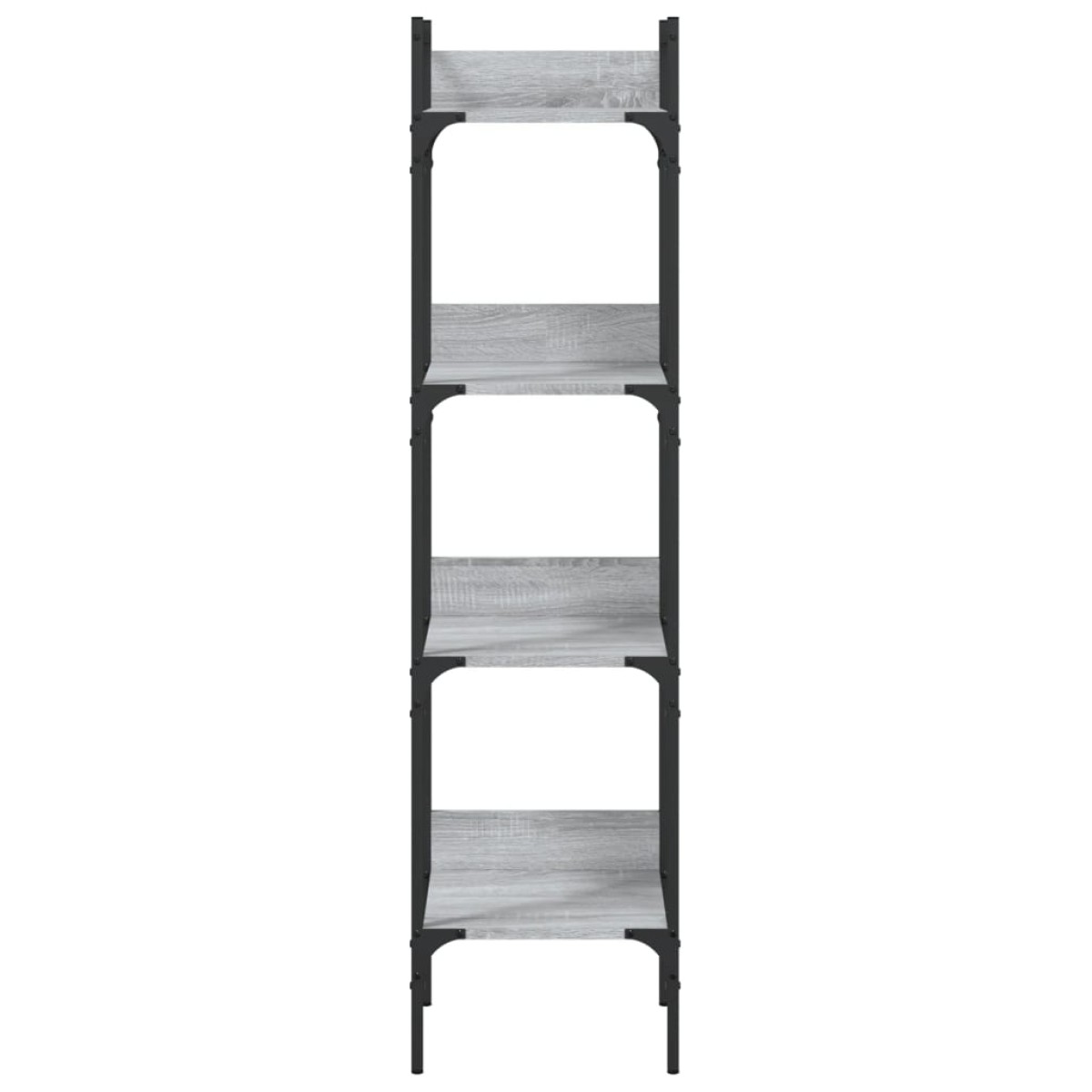 vidaXL Βιβλιοθήκη 4 Επιπέδων Γκρι Sonoma 35x30x138,5 εκ. Επεξεργ. Ξύλο
