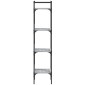 vidaXL Βιβλιοθήκη 4 Επιπέδων Γκρι Sonoma 35x30x138,5 εκ. Επεξεργ. Ξύλο