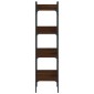 vidaXL Βιβλιοθήκη 4 Επιπέδων Καφέ Δρυς 35x30x138,5 εκ. Επεξεργ. Ξύλο