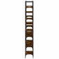 vidaXL Βιβλιοθήκη Καπνιστή Δρυς 155,5x24x166,5 εκ. Επεξεργασμένο Ξύλο