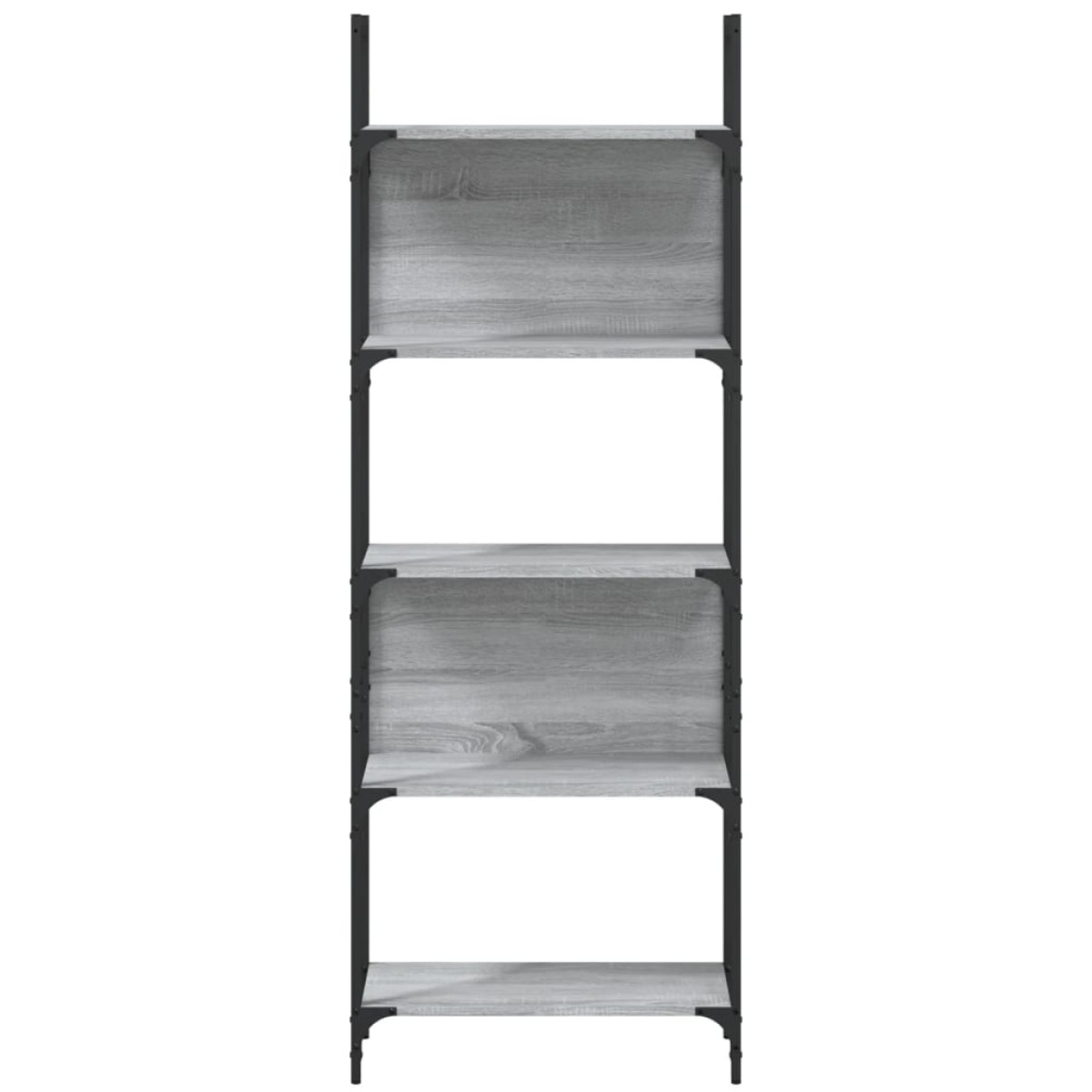 vidaXL Βιβλιοθήκη 5 Επιπέδων Γκρι Sonoma 60,5x24x166,5 εκ. Επεξ. Ξύλο