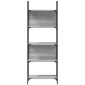 vidaXL Βιβλιοθήκη 5 Επιπέδων Γκρι Sonoma 60,5x24x166,5 εκ. Επεξ. Ξύλο