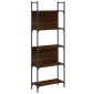 vidaXL Βιβλιοθήκη 5 Επιπέδων Καφέ Δρυς 60,5x24x166,5εκ. Επεξεργ. Ξύλο