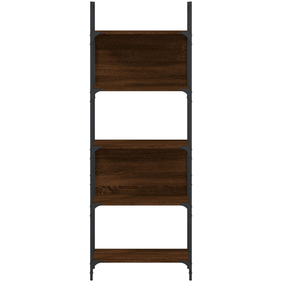 vidaXL Βιβλιοθήκη 5 Επιπέδων Καφέ Δρυς 60,5x24x166,5εκ. Επεξεργ. Ξύλο