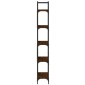 vidaXL Βιβλιοθήκη 5 Επιπέδων Καφέ Δρυς 60,5x24x166,5εκ. Επεξεργ. Ξύλο