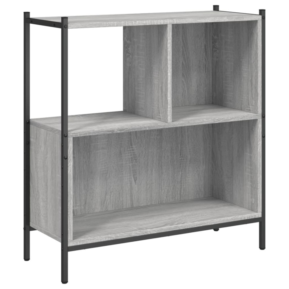 vidaXL Βιβλιοθήκη Γκρι Sonoma 72 x 28 x 77,5εκ. από Επεξεργασμένο Ξύλο