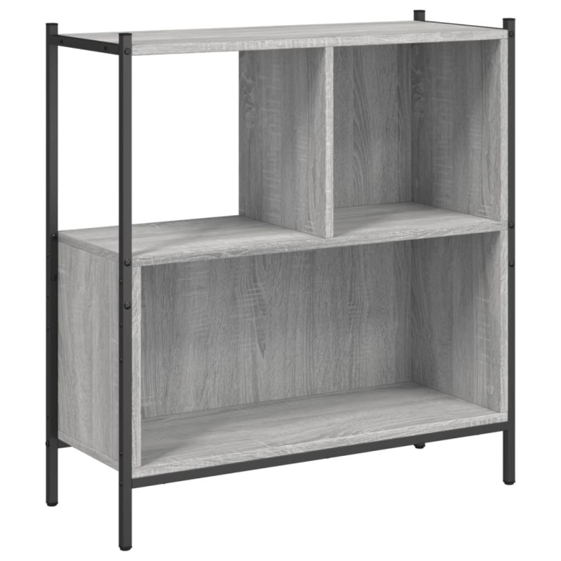 vidaXL Βιβλιοθήκη Γκρι Sonoma 72 x 28 x 77,5εκ. από Επεξεργασμένο Ξύλο