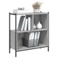 vidaXL Βιβλιοθήκη Γκρι Sonoma 72 x 28 x 77,5εκ. από Επεξεργασμένο Ξύλο