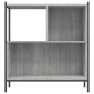 vidaXL Βιβλιοθήκη Γκρι Sonoma 72 x 28 x 77,5εκ. από Επεξεργασμένο Ξύλο