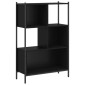 vidaXL Βιβλιοθήκη Μαύρη 72 x 28 x 109 εκ. από Επεξεργασμένο Ξύλο