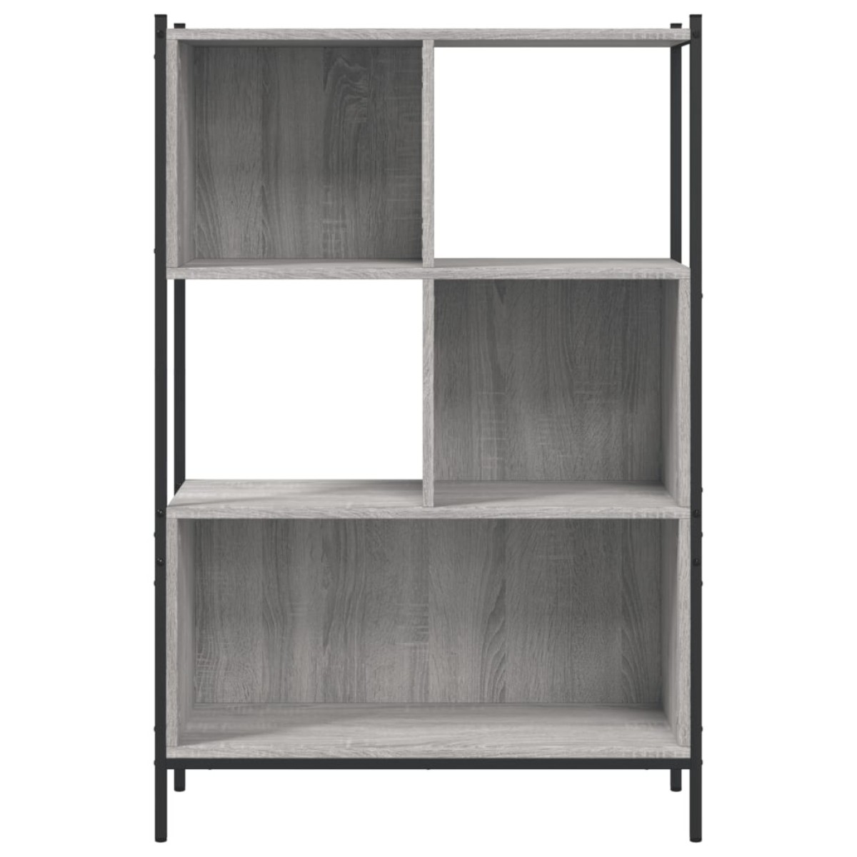 vidaXL Βιβλιοθήκη Γκρι Sonoma 72x28x109 εκ. από Επεξεργασμένο Ξύλο