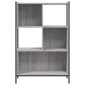 vidaXL Βιβλιοθήκη Γκρι Sonoma 72x28x109 εκ. από Επεξεργασμένο Ξύλο