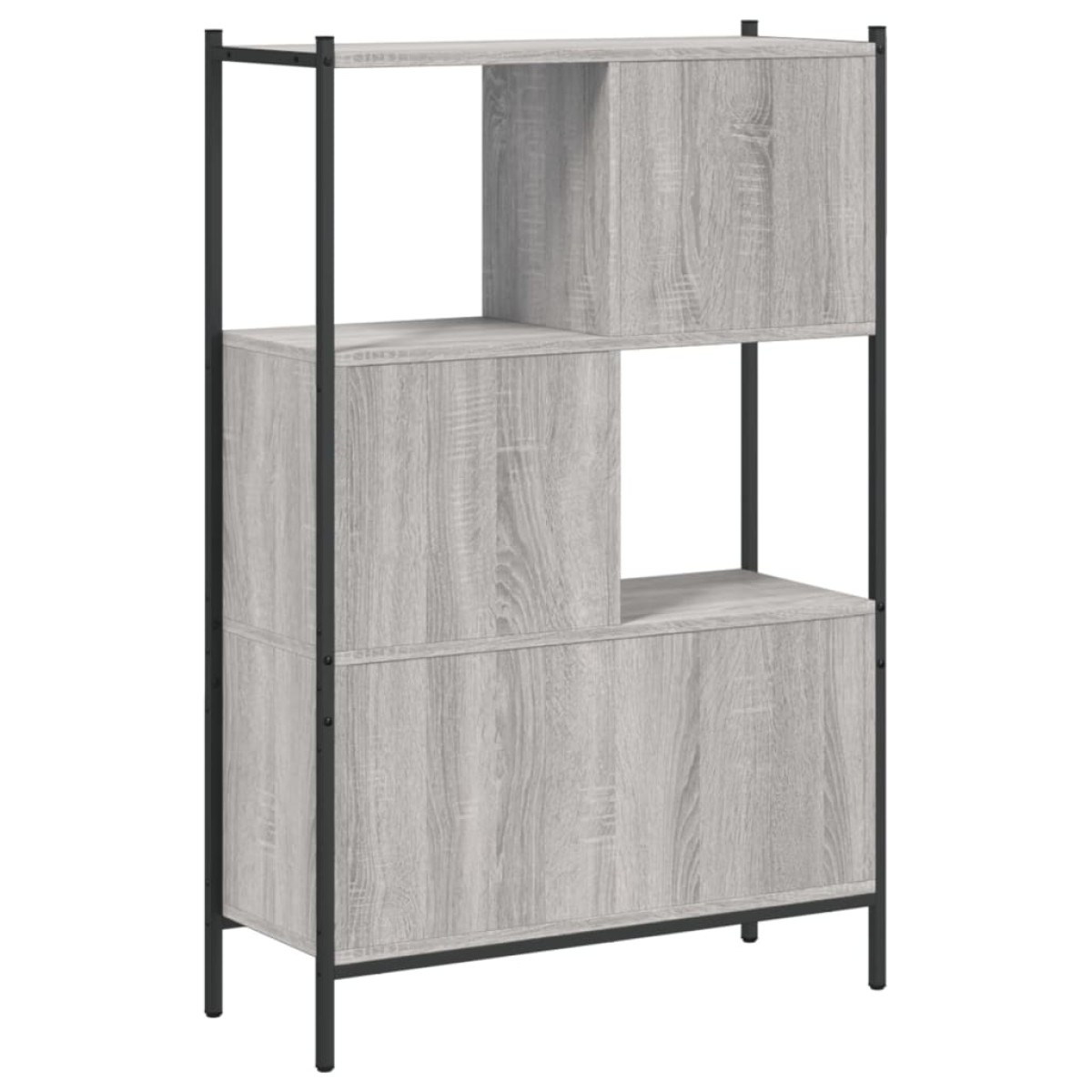 vidaXL Βιβλιοθήκη Γκρι Sonoma 72x28x109 εκ. από Επεξεργασμένο Ξύλο