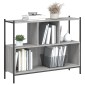 vidaXL Βιβλιοθήκη Γκρι Sonoma 102x28x77,5 εκ. από Επεξεργασμένο Ξύλο