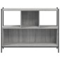 vidaXL Βιβλιοθήκη Γκρι Sonoma 102x28x77,5 εκ. από Επεξεργασμένο Ξύλο