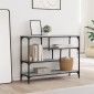 vidaXL Τραπέζι Κονσόλα Γκρι Sonoma 100x30x75 εκ. Επεξεργασμένο Ξύλο