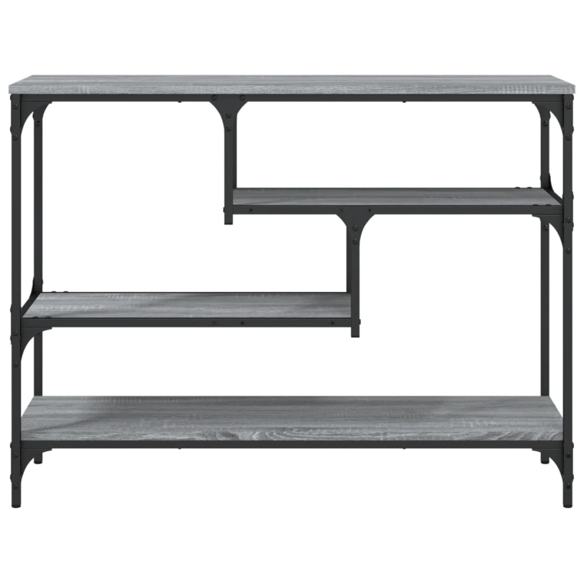 vidaXL Τραπέζι Κονσόλα Γκρι Sonoma 100x30x75 εκ. Επεξεργασμένο Ξύλο