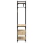 vidaXL Ντουλάπα με Συρτάρια Sonoma Δρυς 89x39x184,5 εκ. Μοριοσανίδα