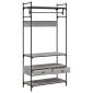 vidaXL Ντουλάπα με Συρτάρια Γκρι Sonoma 89x39x184,5 εκ Επεξεργ. Ξύλο