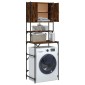vidaXL Ντουλάπι Πλυντηρίου Καπνιστή Δρυς 68x48,5x194 εκ.