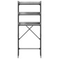 vidaXL Ραφιέρα Πλυντηρίου Γκρι Sonoma 67x25x163 εκ. από Επεξεργ. Ξύλο