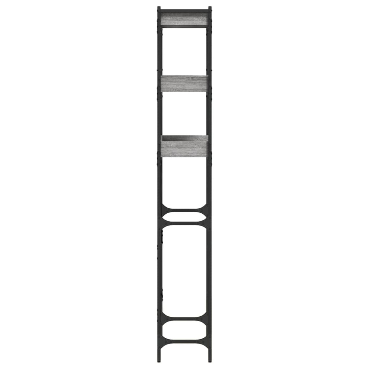 vidaXL Ραφιέρα Πλυντηρίου Γκρι Sonoma 67x25x163 εκ. από Επεξεργ. Ξύλο